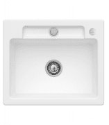 Мийка для кухні Villeroy & Boch Siluet 60 S 60х51 см кераміка stone white 334602RW