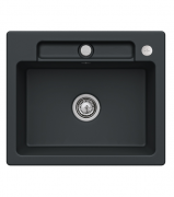 Мийка для кухні Villeroy & Boch Siluet 60 S 60х51 см кераміка ebony 334602S5