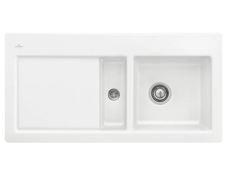 Мойка для кухни Villeroy & Boch Subway 60 100х51 см чаша справа керамика stone white 671201RW