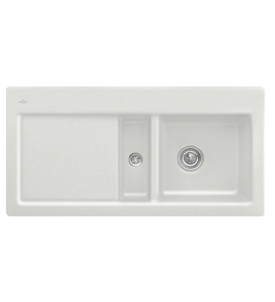 Мийка для кухні Villeroy & Boch Subway 60 100х51 см чаша справа кераміка steam 671201SM