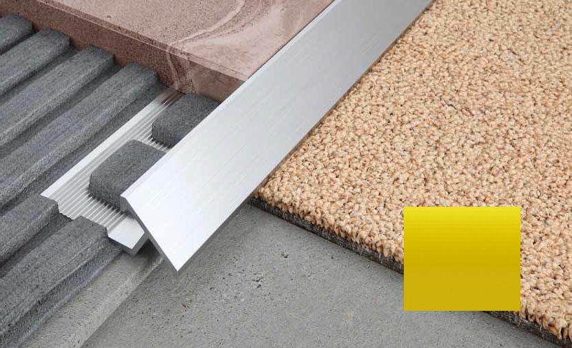 Лестничный профиль Z с уклоном Salag h11 мм 2.5 м латунь M060xx