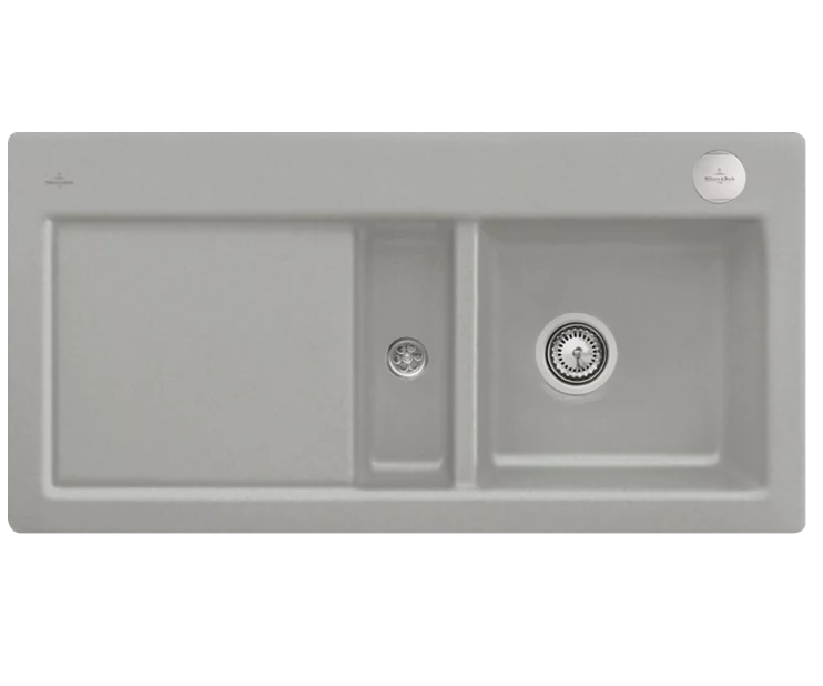 Мийка для кухні Villeroy & Boch Subway 60 100х51 см чаша справа кераміка fossil 671202KD