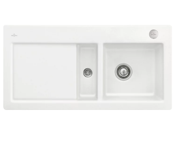 Мойка для кухни Villeroy & Boch Subway 60 100х51 см чаша справа керамика stone white 671202RW