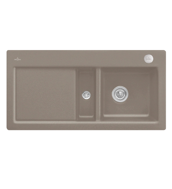 Мойка для кухни Villeroy & Boch Subway 60 100х51 см чаша справа керамика timber 671202TR
