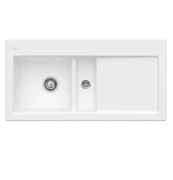 Мийка для кухні Villeroy & Boch Subway 60 100х51 см чаша зліва кераміка stone white 677001RW