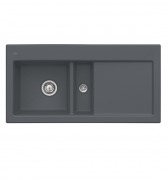 Мойка для кухни Villeroy & Boch Subway 60 100х51 см чаша слева керамика graphite 677001i4