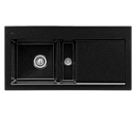 Мийка для кухні Villeroy & Boch Subway 60 100х51 см чаша зліва кераміка сhromit 677001J0