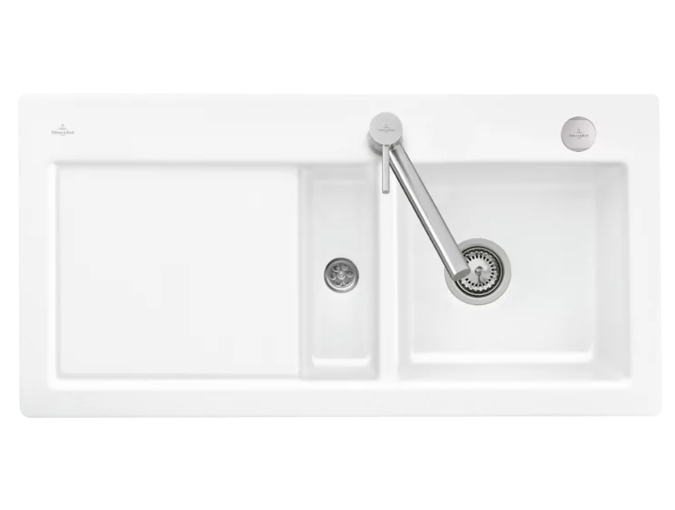 Мийка для кухні Villeroy & Boch Subway 60 100х51 см чаша справа кераміка white alpin 671202R1
