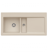 Мойка для кухни Villeroy & Boch Subway 60 100х51 см чаша слева керамика almond 677001AM
