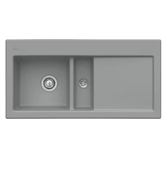 Мийка для кухні Villeroy & Boch Subway 60 100х51 см чаша зліва кераміка stone 677001SL