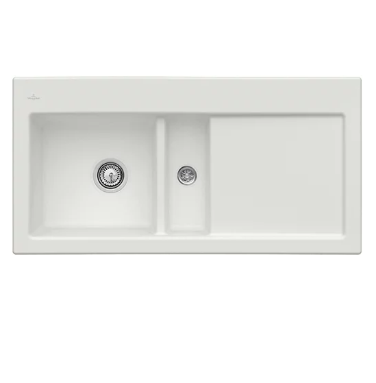 Мийка для кухні Villeroy & Boch Subway 60 100х51 см чаша зліва кераміка steam 677001SM
