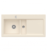 Мойка для кухни Villeroy & Boch Subway 60 100х51 см чаша слева керамика ivory 677002FU