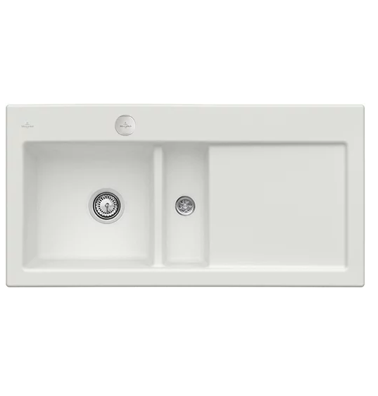 Мойка для кухни Villeroy & Boch Subway 60 100х51 см чаша слева керамика steam 677002SM