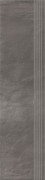 Ступень Paradyz Hybrid stone Grafit Stopnica Prosta Nacinana 29,8х119,8 см RN--0,3X1,2-1-HYST.GTSP