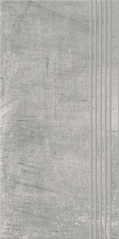 Ступень Paradyz Hybrid stone Grys Stopnica Prosta Nacinana 29,8х59,8 см RN--298X598-1-HYST.GRSP