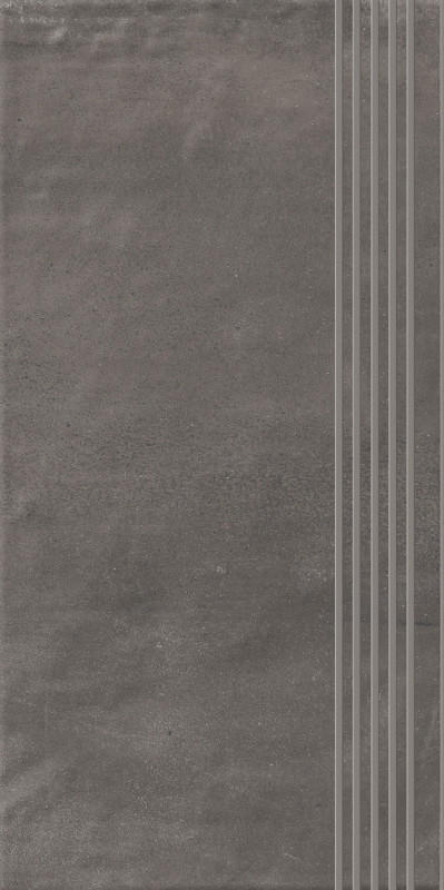 Сходинка Paradyz Hybrid stone Grafit Stopnica Prosta Nacinana 29,8х59,8 см RN--298X598-1-HYST.GTSP
