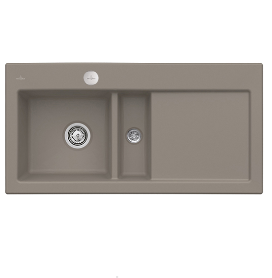 Мойка для кухни Villeroy & Boch Subway 60 100х51 см чаша слева керамика timber 677002TR