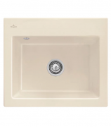 Мойка для кухни Villeroy & Boch Subway 60 S 60х51 см керамика ivory 330901FU
