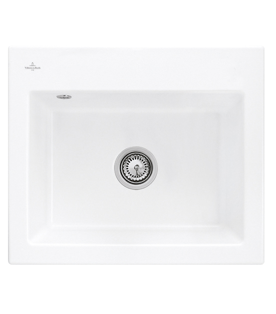 Мийка для кухні Villeroy & Boch Subway 60 S 60х51 см кераміка stone white 330901RW
