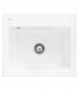 Мойка для кухни Villeroy & Boch Subway 60 S 60х51 см керамика stone white 330901RW