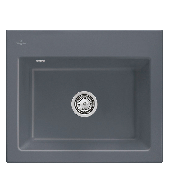 Мойка для кухни Villeroy & Boch Subway 60 S 60х51 см керамика graphite 330901i4