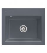 Мойка для кухни Villeroy & Boch Subway 60 S 60х51 см керамика graphite 330901i4