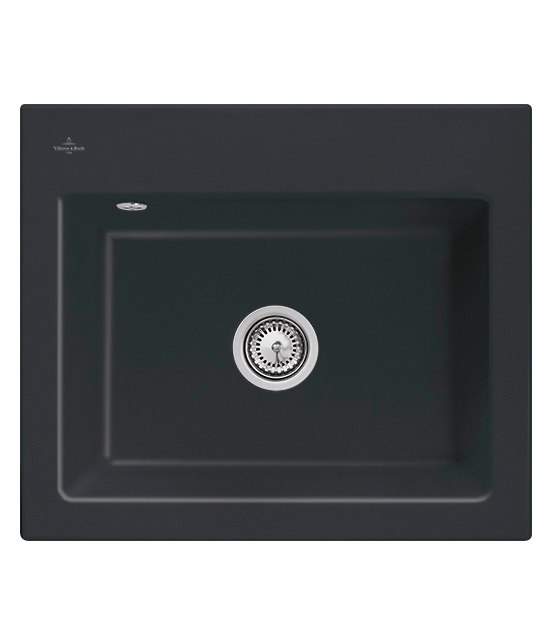 Мойка для кухни Villeroy & Boch Subway 60 S 60х51 см керамика ebony 330901S5