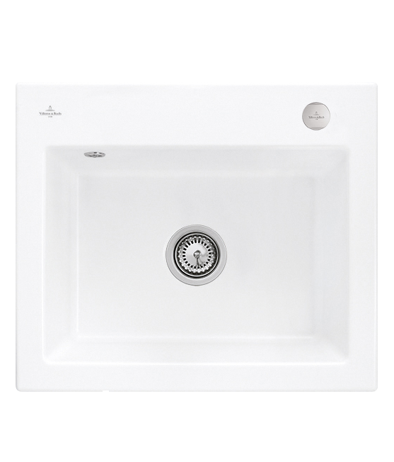 Мойка для кухни Villeroy & Boch Subway 60 S 60х51 см керамика stone white 330902RW