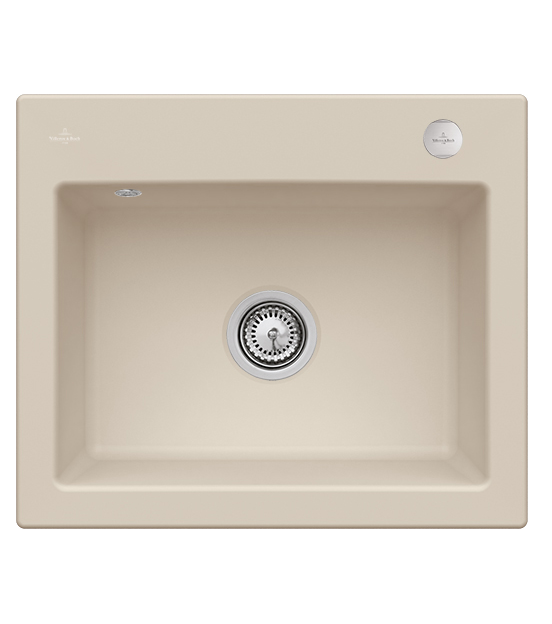 Мийка для кухні Villeroy & Boch Subway 60 S 60х51 см кераміка almond 330902AM