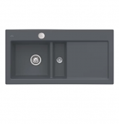 Мойка для кухни Villeroy & Boch Subway 60 100х51 см чаша слева керамика graphite 677002i4