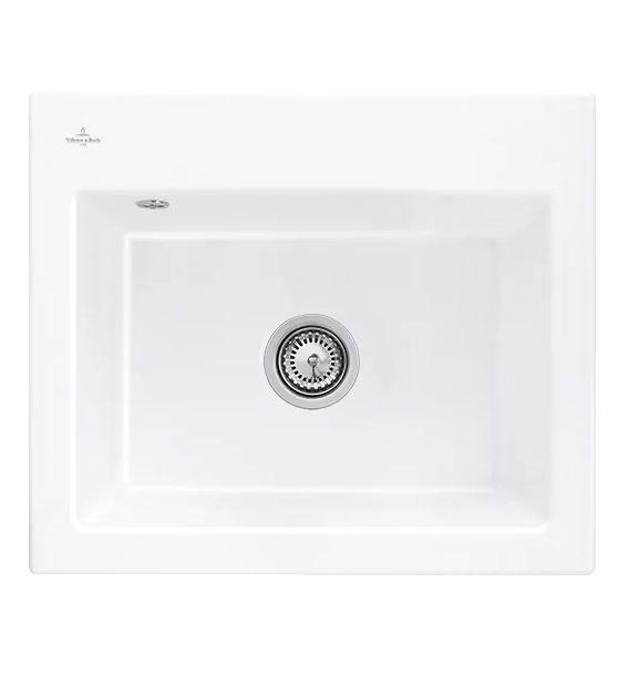 Мийка для кухні Villeroy & Boch Subway 60 S 60х51 см кераміка white alpin 330901R1