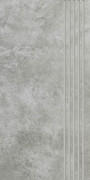 Ступень Paradyz Scratch Grys Stopnica Prosta Nacinana Mat. 29,8х59,8 см R-R-298X598-1-SCRA.GRSP-M