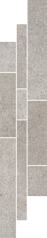 Декор Paradyz Riversand Grys Listwa Mix Paski 14,3х71 см L---143X710-1-RIVE.GRPAMX