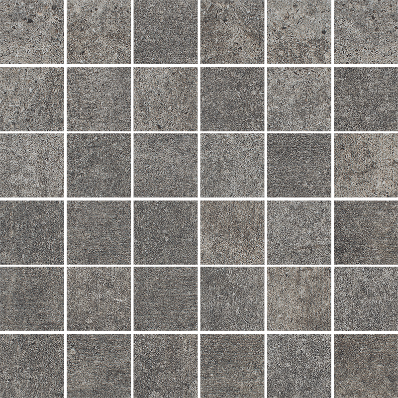 Мозаїка Paradyz Riversand Grafit Cieta K.4,8X4,8 Mat. 29,8х29,8 см M-C-298X298-1-RIVE.GT--PF