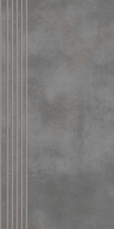 Сходинка Paradyz Tecniq Grafit Stopnica Prosta Nacinana Polpoler 29,8х59,8 см RN--298X598-1-TECN.GTSP-P