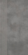 Ступень Paradyz Tecniq Grafit Stopnica Prosta Nacinana Polpoler 29,8х59,8 см RN--298X598-1-TECN.GTSP-P