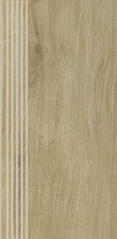 Сходинка Paradyz Roble Naturale Stopnica Prosta Nacinana Mat. 29,4х59,9 см RN--294X599-1-ROBL.NASP-M