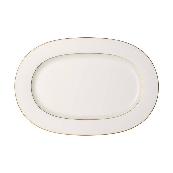 Тарілка овальна Villeroy & Boch Anmut Gold 41 см білий 10-4653-2940
