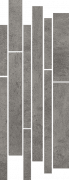Декор Paradyz Taranto Grys Listwa Mix Paski Mat. 20х52 см L---200X520-1-TARN.GRPAMX