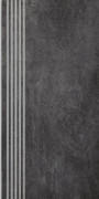 Ступень Paradyz Taranto Grafit Stopnica Prosta Nacinana Mat. 29,4х59,8 см R-R-298X598-1-TARN.GTSP