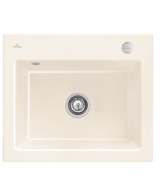 Мийка для кухні Villeroy & Boch Subway 60 S 60х51 см кераміка Сrema 330902KR