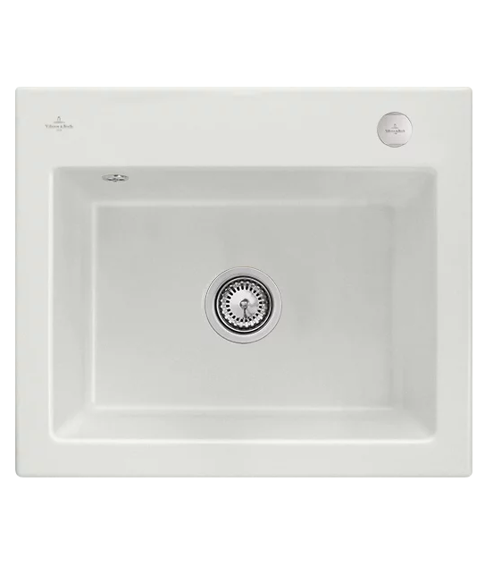 Мийка для кухні Villeroy & Boch Subway 60 S 60х51 см кераміка steam 330902SM