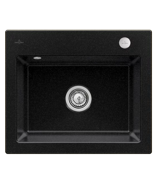 Мийка для кухні Villeroy & Boch Subway 60 S 60х51 см кераміка chromit 330902J0