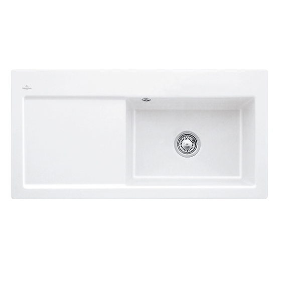 Мийка для кухні Villeroy & Boch Subway 60 XL 100х51 см чаша справа кераміка white alpin 671901R1