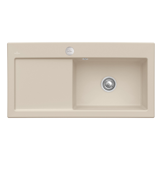 Мойка для кухни Villeroy & Boch Subway 60 XL 100х51 см чаша справа керамика almond 671902AM