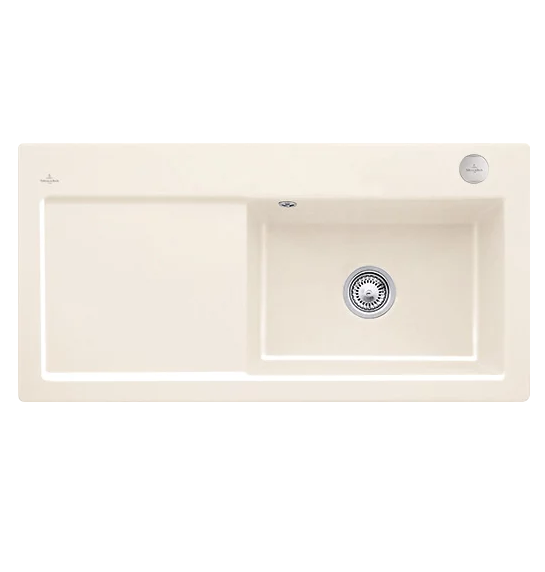 Мойка для кухни Villeroy & Boch Subway 60 XL 100х51 см чаша справа керамика сrema 671902KR