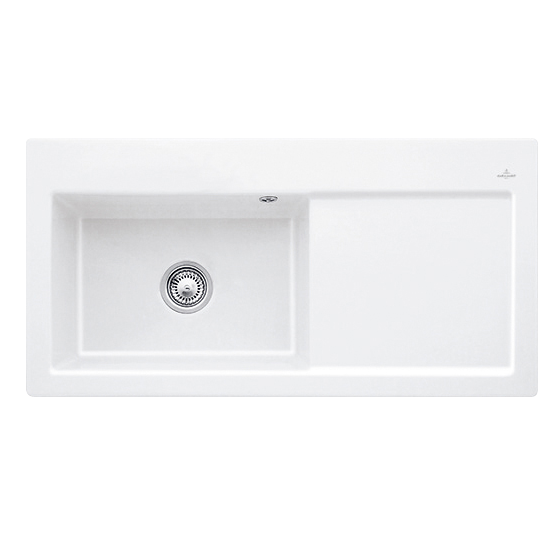 Мойка для кухни Villeroy & Boch Subway 60 XL 100х51 см чаша слева керамика white alpin 671801R1