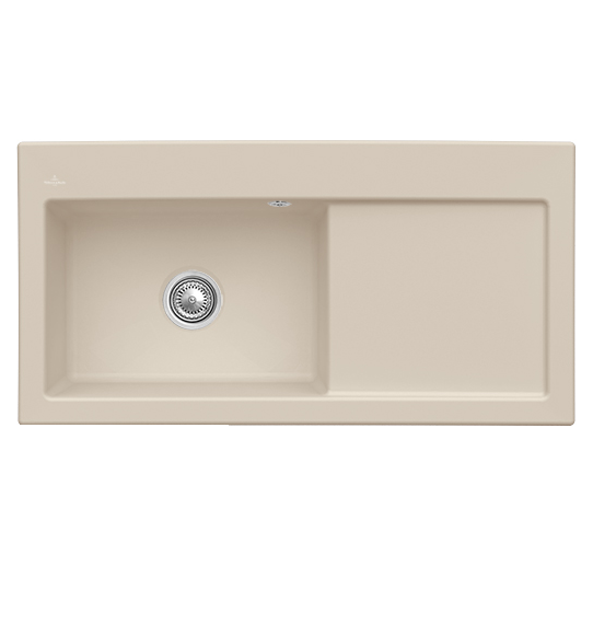 Мийка для кухні Villeroy & Boch Subway 60 XL 100х51 см чаша зліва кераміка almond 671801AM