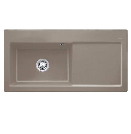 Мийка для кухні Villeroy & Boch Subway 60 XL 100х51 см чаша зліва кераміка timber 671801TR