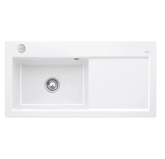 Мойка для кухни Villeroy & Boch Subway 60 XL 100х51 см чаша слева керамика white alpin 671802R1